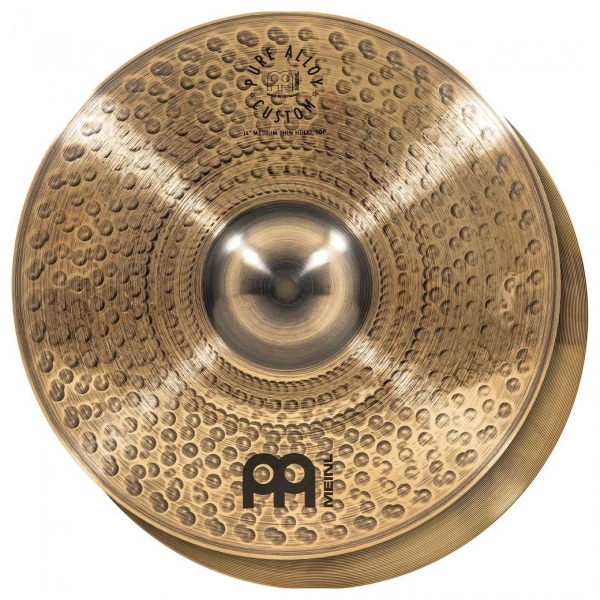 Meinl Pure Alloy Custom 14 inch Medium Thin HiHat Cymbal  PAC14MTH
